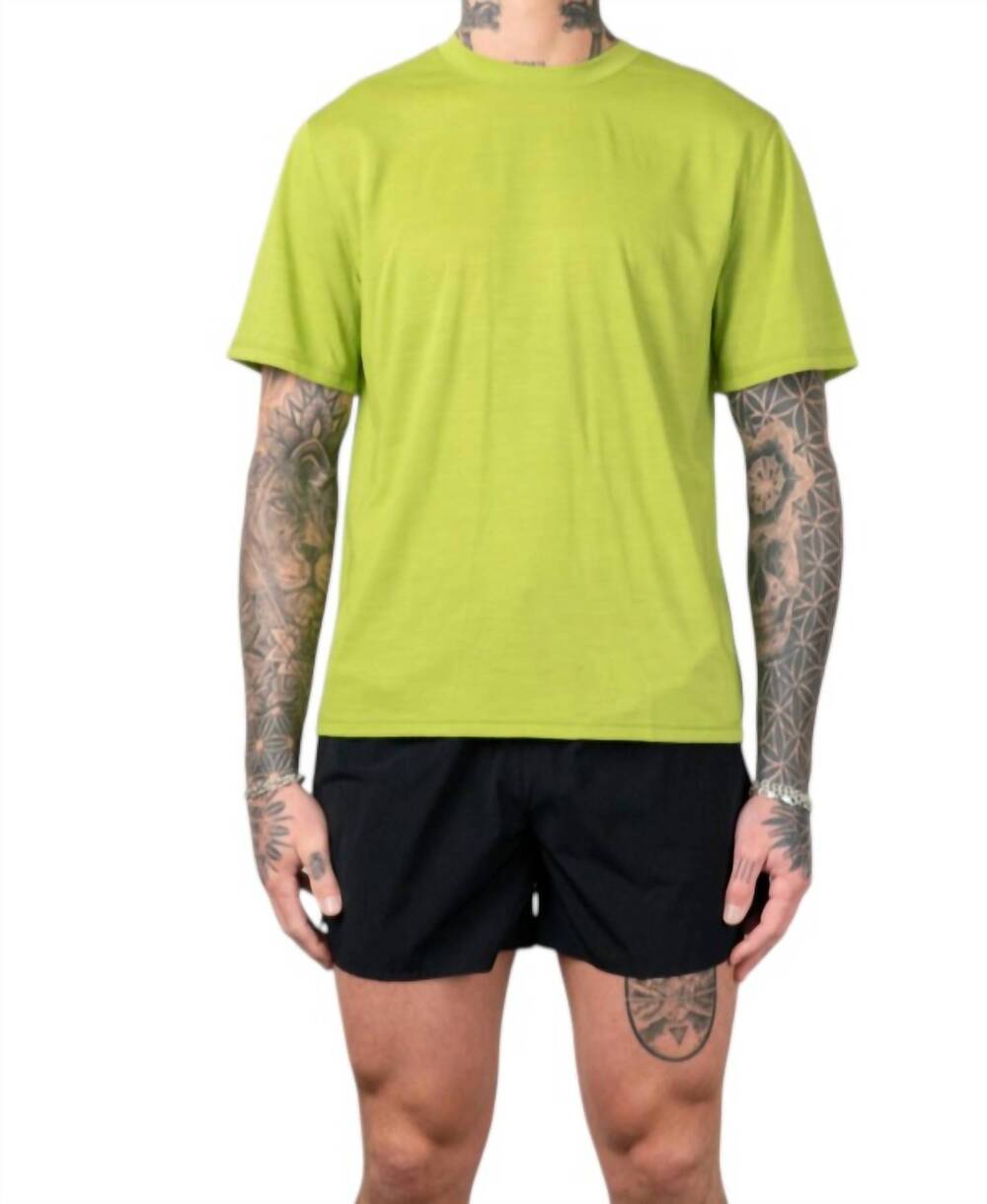NEW LITERARY SPORT oversized harper run t-shirt in verdant